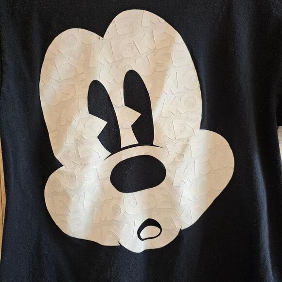 Unisex Disney Black Mickey Mouse T-Shirt - Size S - Picture 2 of 5